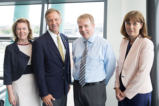 The Governor was briefed on growing academic ties by Arik Ohnstad from Vanderbilt’s Global Education Office and Prof. Juliette Hussey, Trinity College Dublin’s VP for Global Relations.