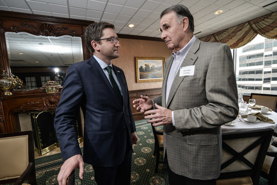 CG Farrell with Mike Corboy. Copyright: Can Turkyilmaz