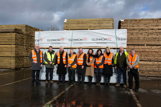 Minister White and Irish Government officials with Glennon Brothers staff (Grace Avery Photography)