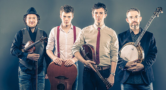 Promo shot of the band We Banjo 3. Author: Sean McCormack