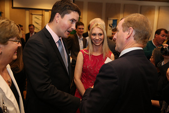 Taoiseach Enda Kenny meets with the ESP supported Irish Outreach San Diego in San Francisco, June 2014