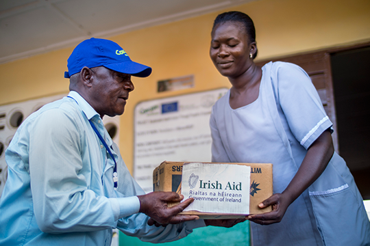 Irish Aid responds to the Ebola Outbreak