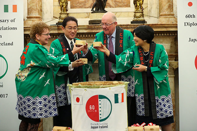 Sake Barrel Opening Ceremony