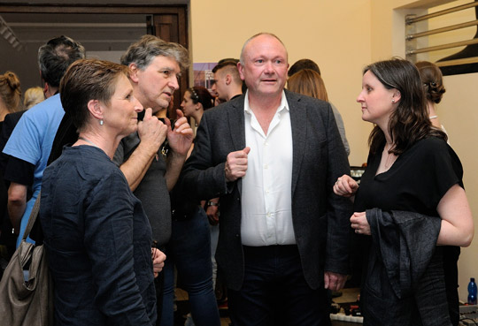 Valerie Mulvin, Niall McCullough and Ruth O´Herlihy with interpreter Radovan Charvát