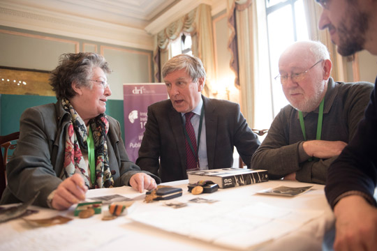 L to R: Ann Lucas, Ambassador Dan Mulhall, Richard Lucas and Kevin Long 