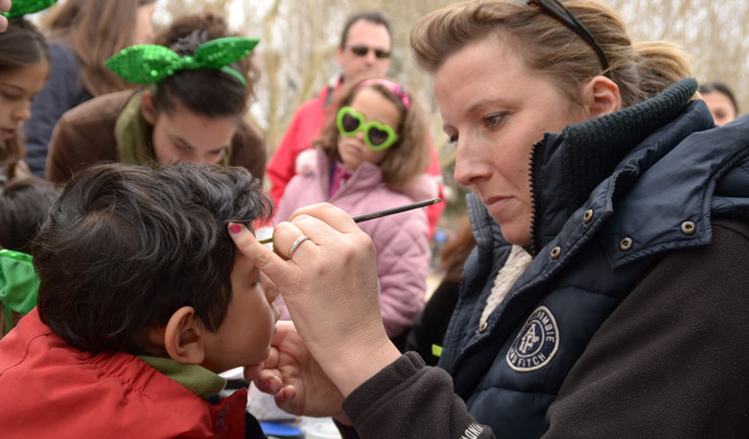 face painting to delight the younger ones!