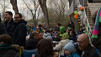 Hundreds of people came to join in the festivities. Sunday 15 March 2015, Parque Deportivo Puerta de Hierro Madrid