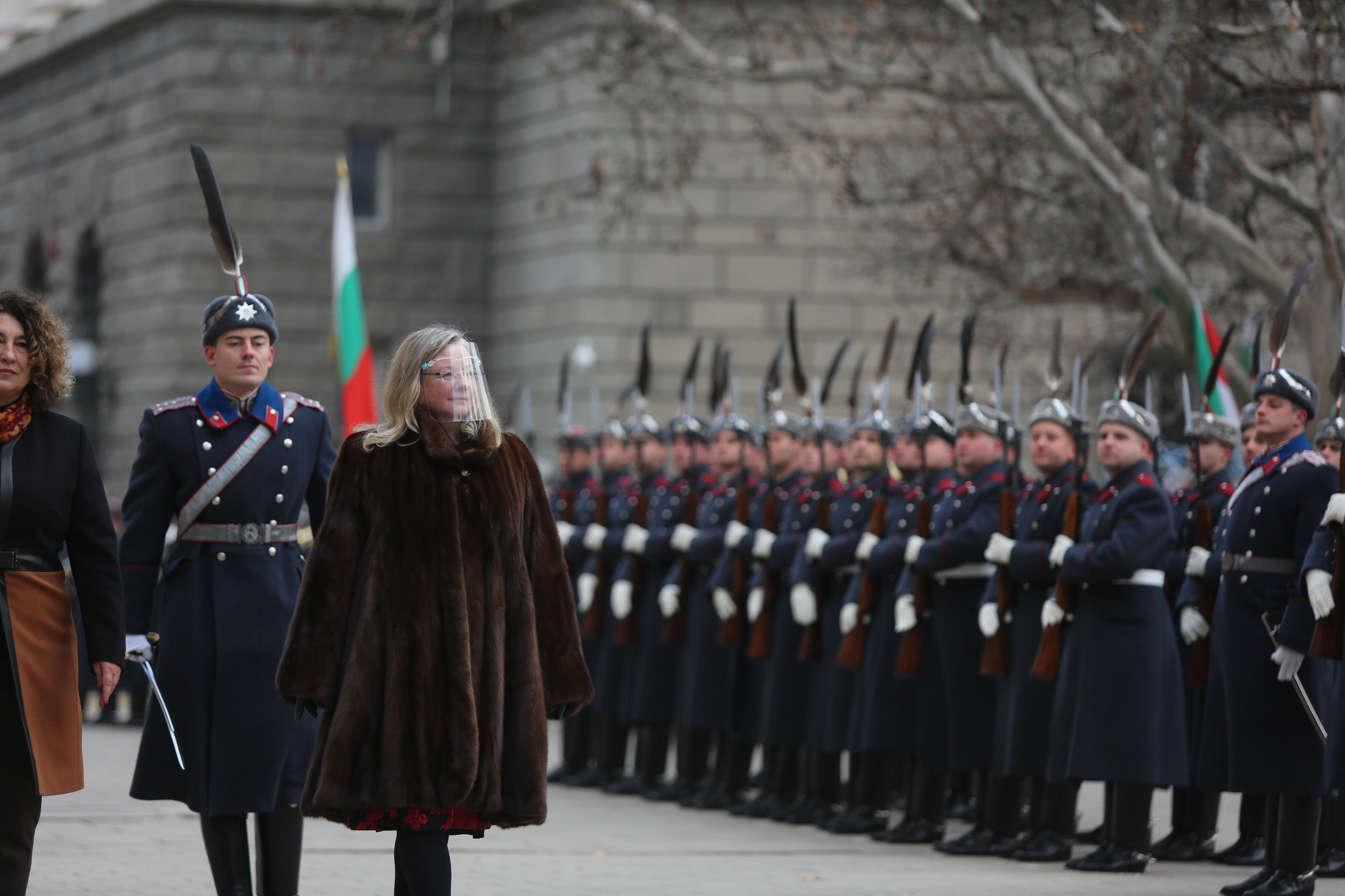 H.E. Ambassador Feeney Presents her Credentials to President Radev