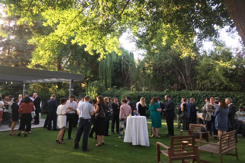 We were delighted to welcome her to the official residence for a reception with friends of the Embassy from the civil, environmental and international communities