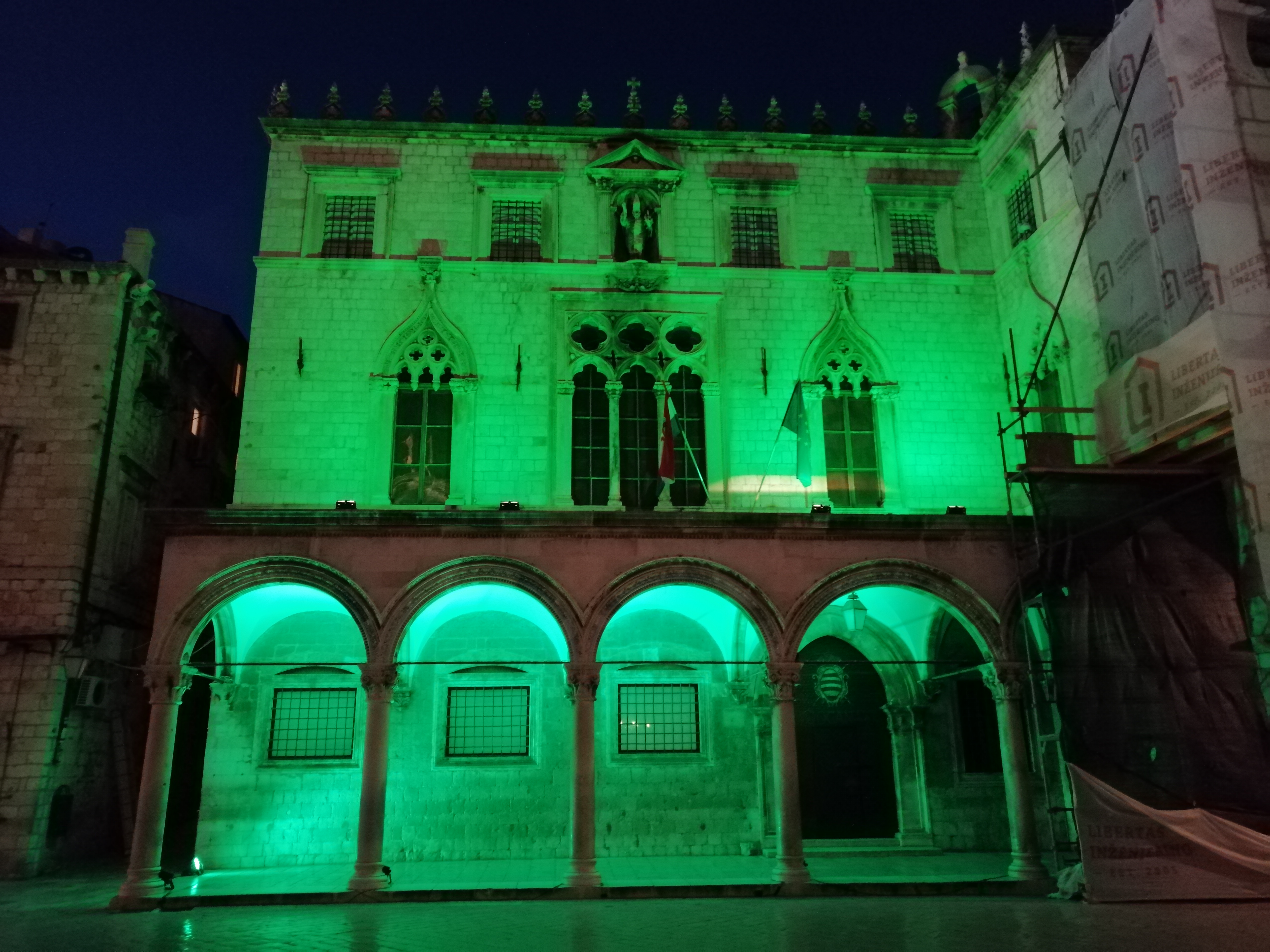 Global Greening in the City of Dubrovnik, Sponza