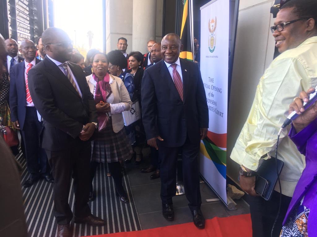 President Ramaphosa at national GBV plan launch